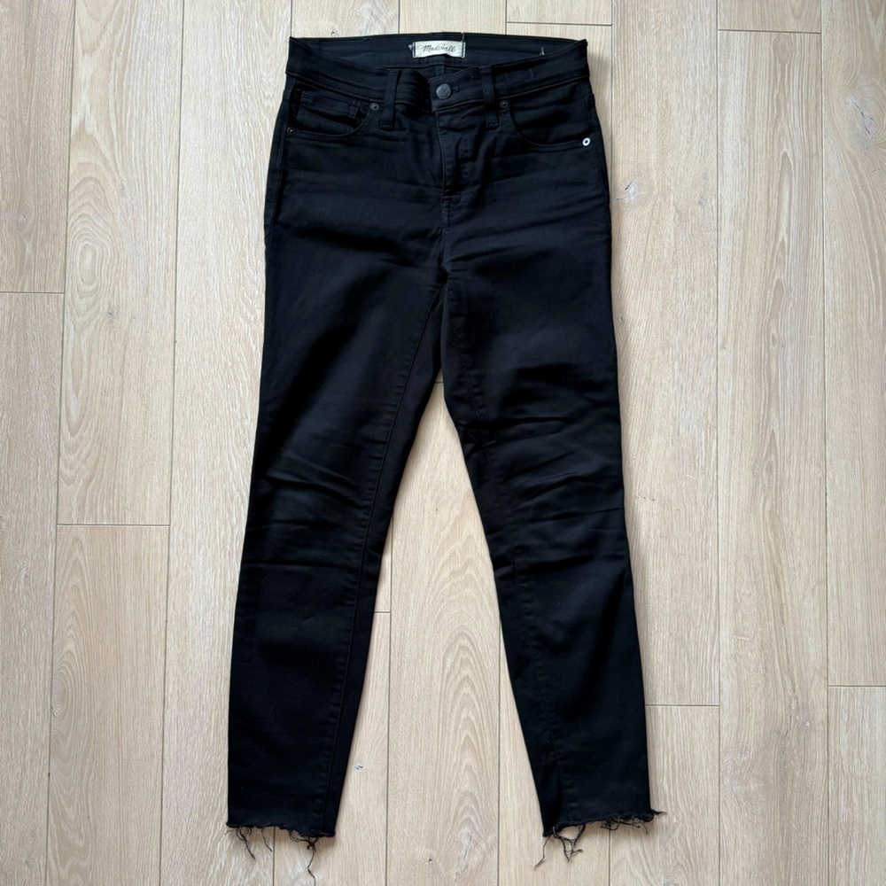 Madewell 9” High Rise Skinny Black Pants Women’s Size 26